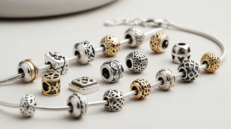 Assemblage De Charms La Tendance Des Bracelets Personnalises